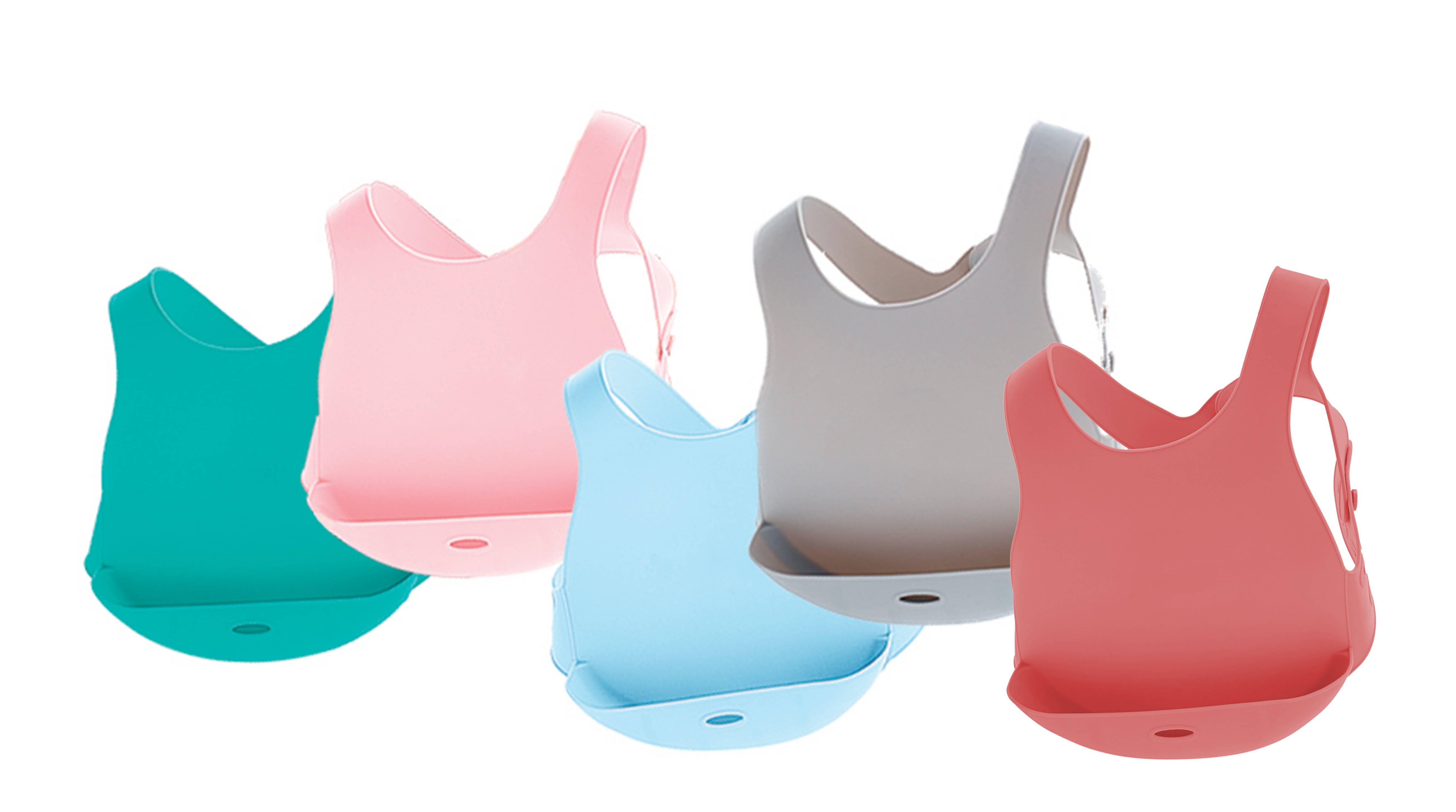 Minikoioi, Śliniak silikonowy z kieszonką szary