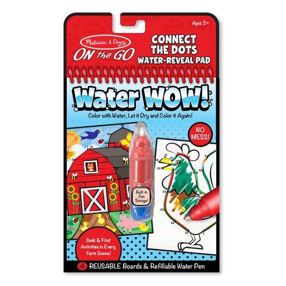 Melissa&Doug, Kolorowanka Water Wow! Połącz kropki Farma