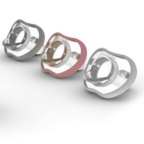 Nanobebe, Smoczek uspokajający Nanobebe Flexy 0-3 m - 2 szt. - biały Nanobebe, Smoczek uspokajający Nanobebe Flexy 0-3 m - 2 szt. - biały