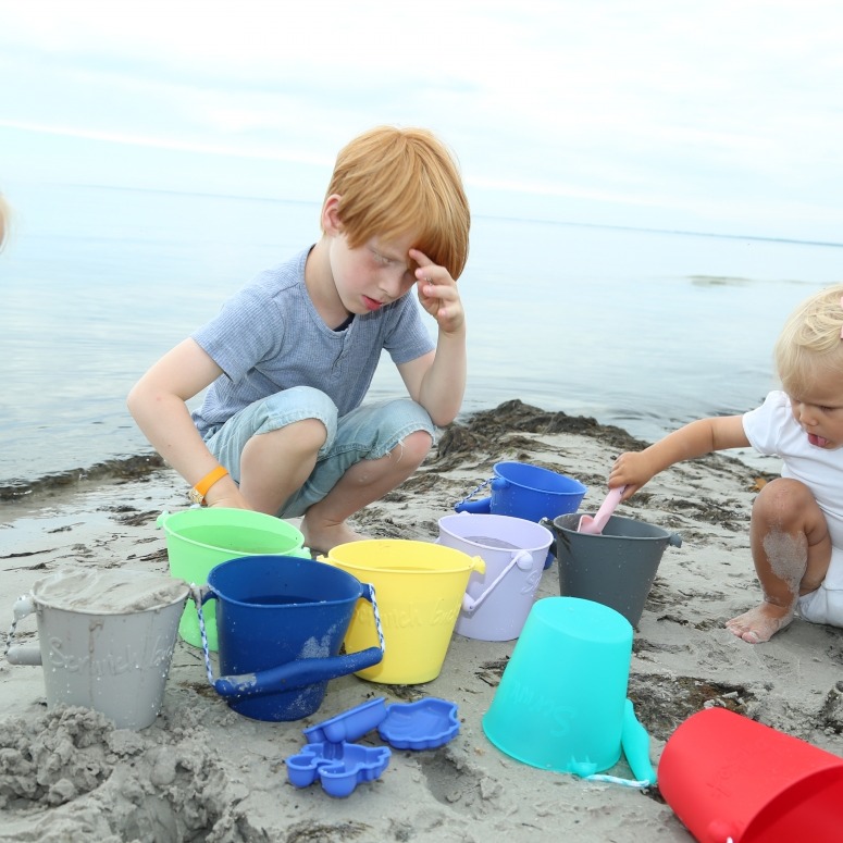 Scrunch, Składane wiaderko do wody i piasku - Purpurowy