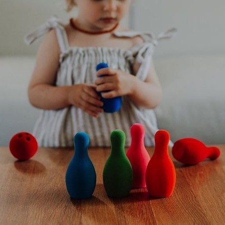 Rubbabu, Zestaw do gry w kręgle sensoryczny mały