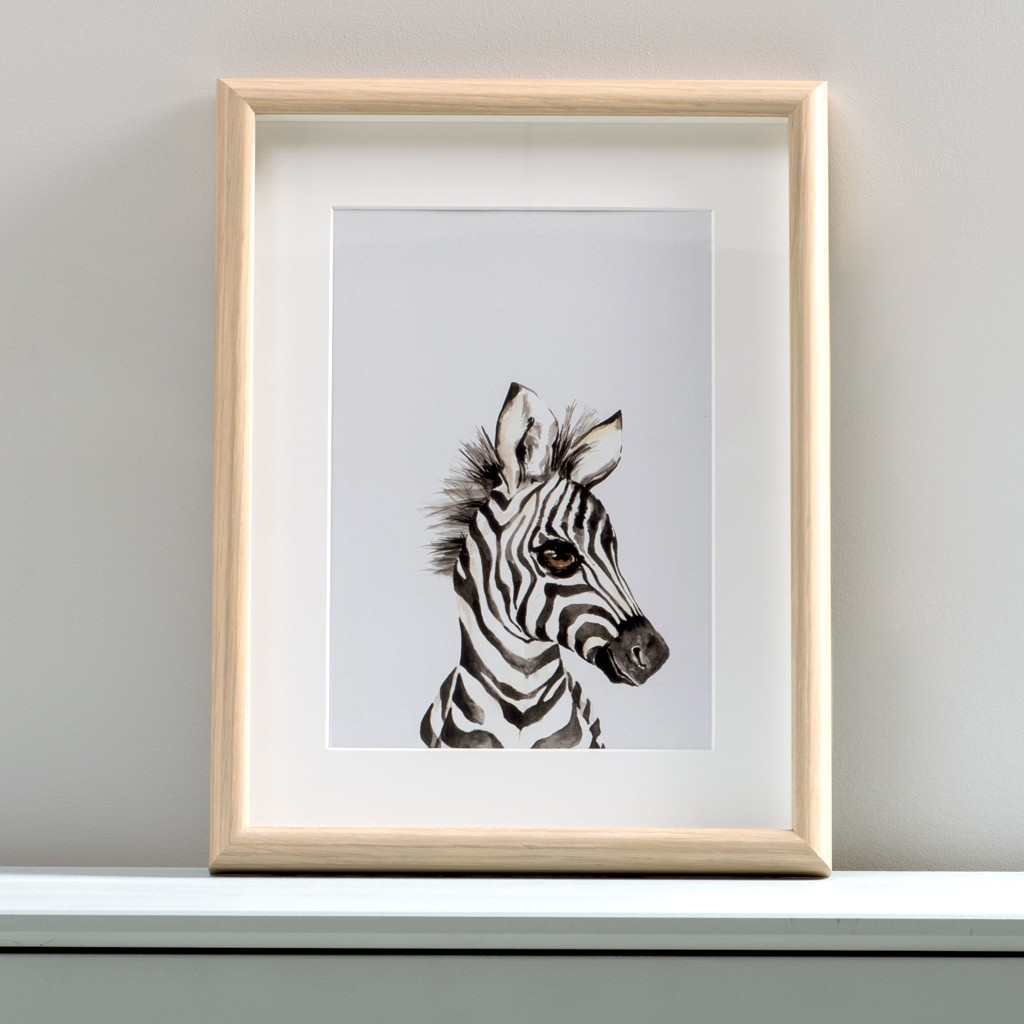 Bimbla, Obrazek Zebra 21 x 30 cm (A4) Bimbla, Obrazek Zebra 21 x 30 cm (A4)