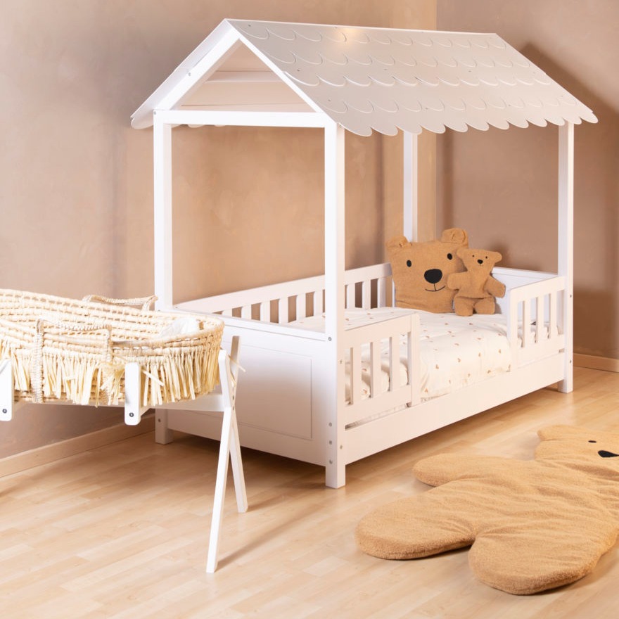 Childhome, Kosz Mojżesza Boho z kukurydzy + materacyk