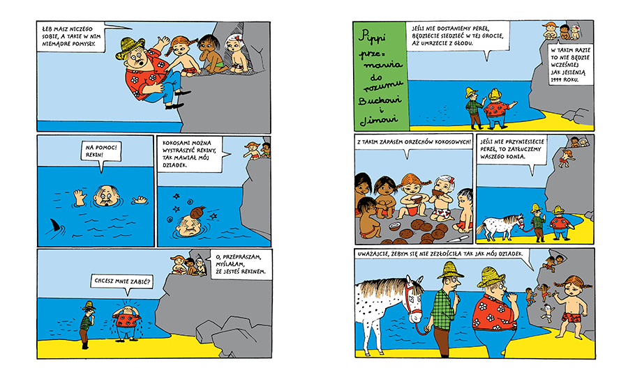 Pippi nie chce być duża i inne komiksy, Astrid Lindgren, Ingrid Vang Nyman