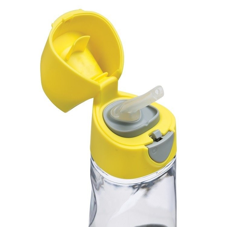 B.Box, Tritanowa butelka ze słomką 450 ml, lemon sherbet B.Box, Tritanowa butelka ze słomką 450 ml, lemon sherbet