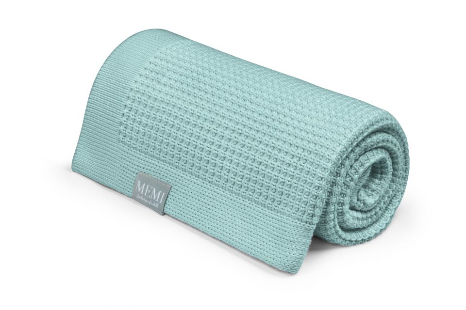 My Memi, Eukaliptusowy kocyk 80x100 dusty mint - eco collection My Memi, Eukaliptusowy kocyk 80x100 dusty mint - eco collection