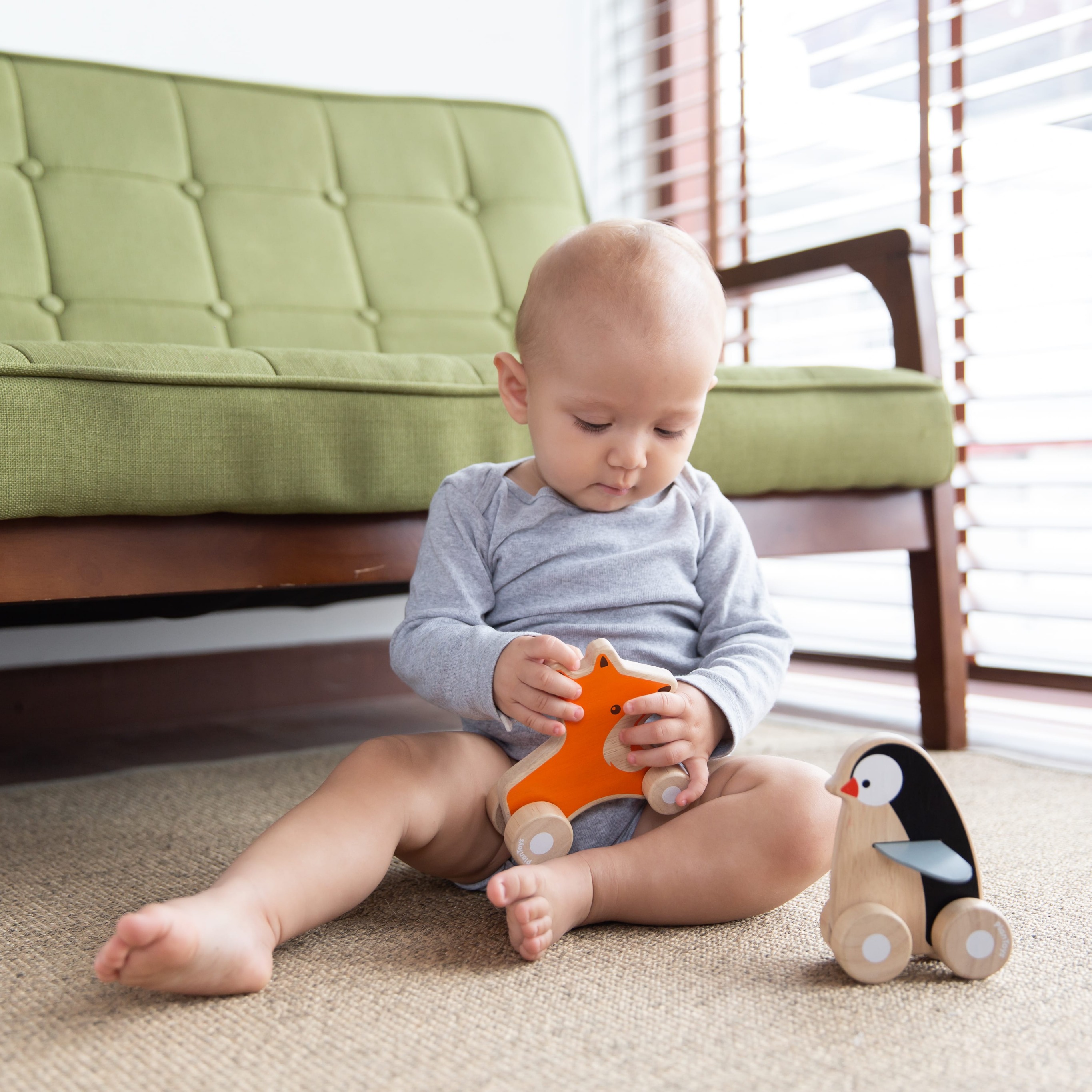 Plan Toys, Lis na kółkach Plan Toys, Lis na kółkach