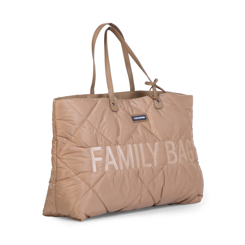 Childhome, Torba Family bag Pikowana Beżowa Childhome, Torba Family bag Pikowana Beżowa