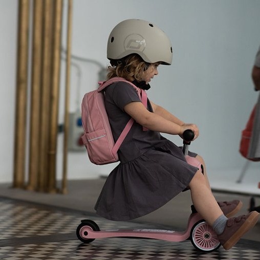 SCOOTANDRIDE, Plecak na hulajnogę dla dzieci 1-5 lat Rose SCOOTANDRIDE, Plecak na hulajnogę dla dzieci 1-5 lat Rose