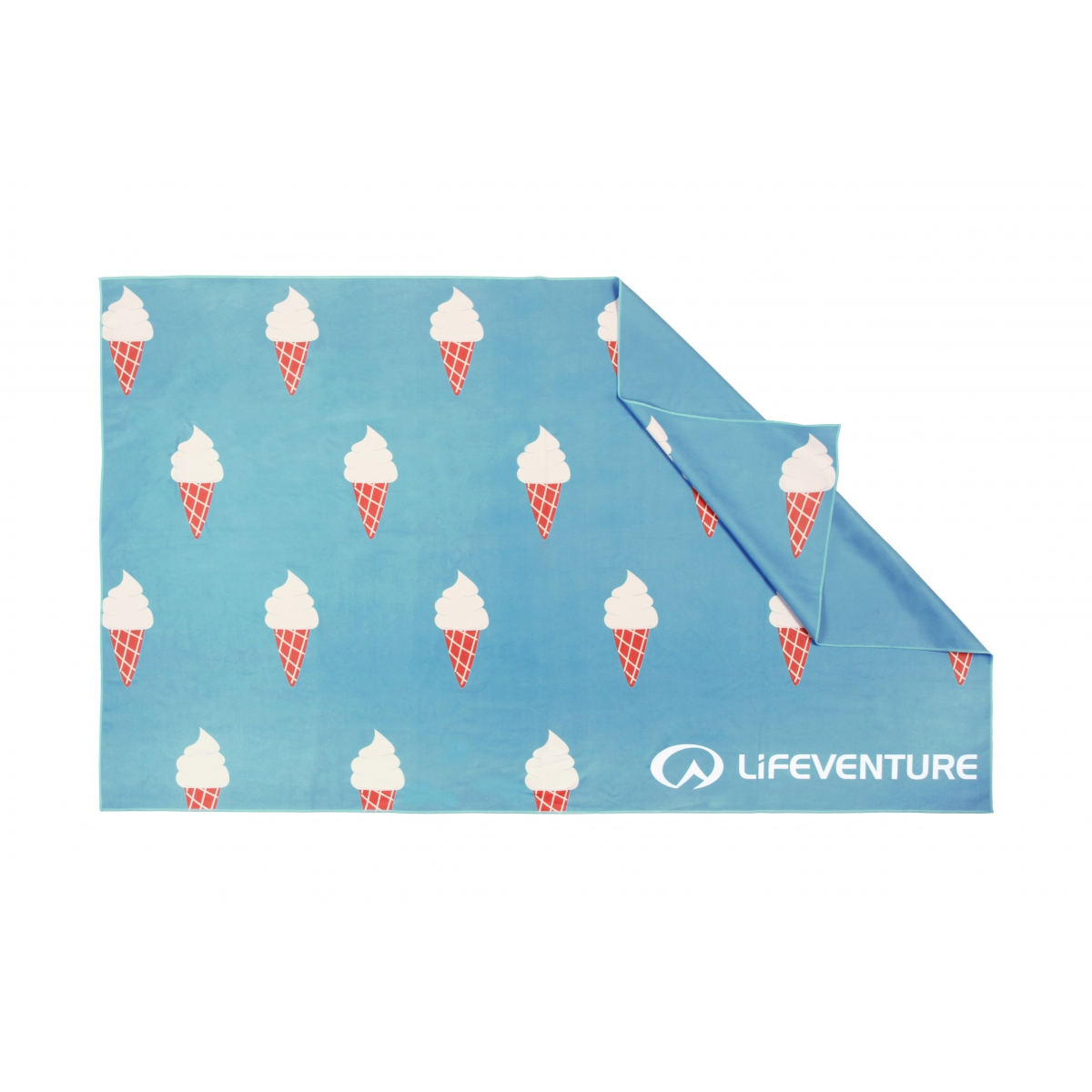 LittleLife, Ręcznik szybkoschnący Soft Fibre Lifeventure - Ice Cream 150x90 cm LittleLife, Ręcznik szybkoschnący Soft Fibre Lifeventure - Ice Cream 150x90 cm