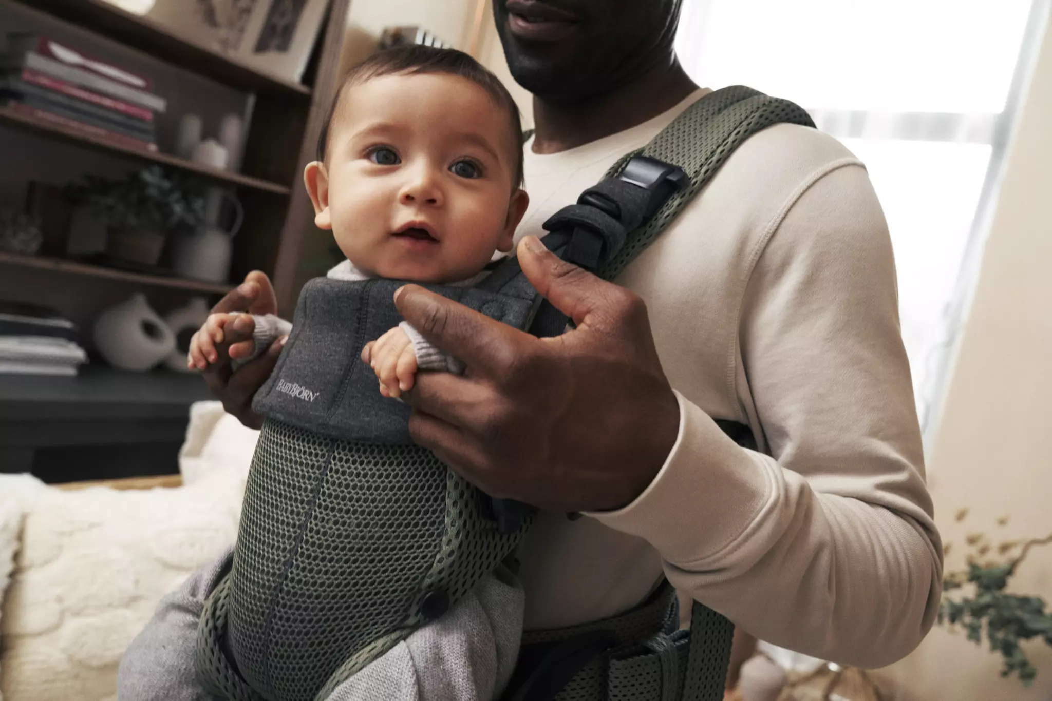 Babybjorn , Nosidełko Harmony 3D Mesh, Zielony Babybjorn , Nosidełko Harmony 3D Mesh, Zielony