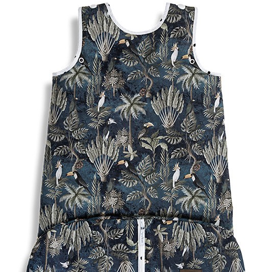 Sleepee, Śpiworek Grow Up Jungle - Dark Blue