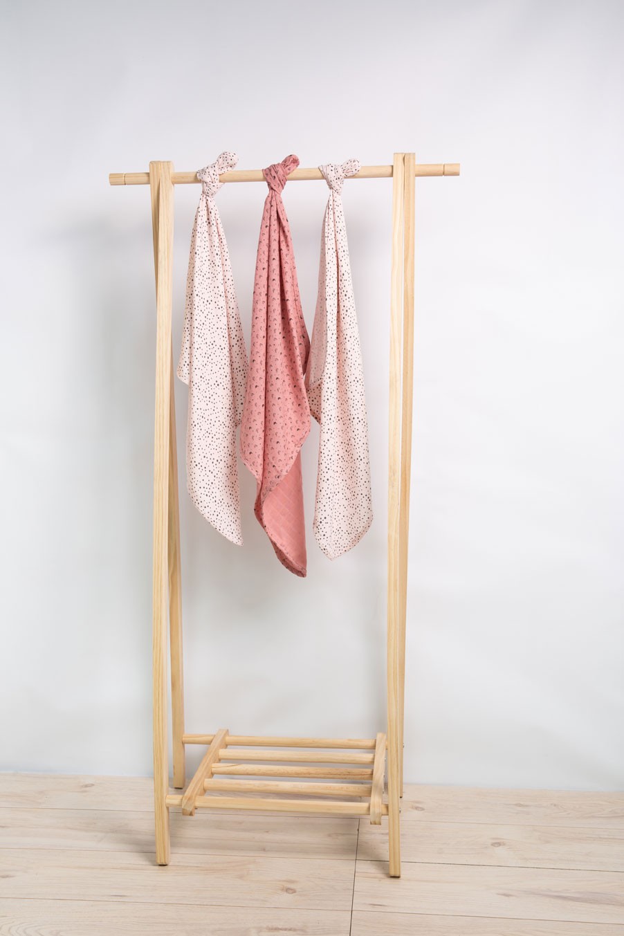 Bebe-Jou, Chusteczki bambusowo-muślinowe 32 x 32 cm (3 szt.) Fabulous Swan