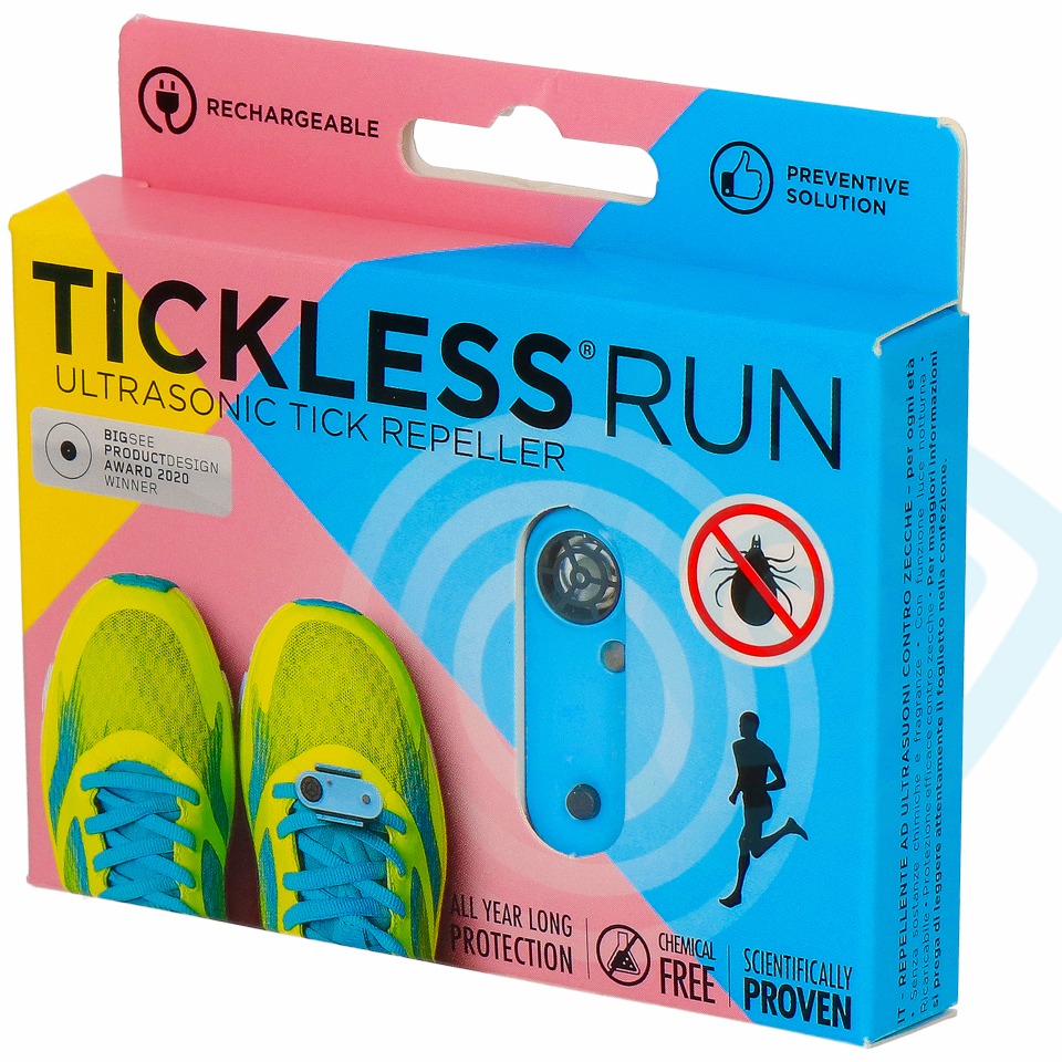 Tickless, Odstraszacz kleszczy dla biegaczy Run UV BLUE