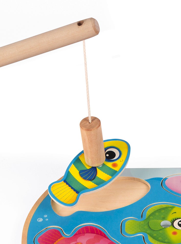 Janod, Puzzle z magnesami Szybkie rybki z wędką