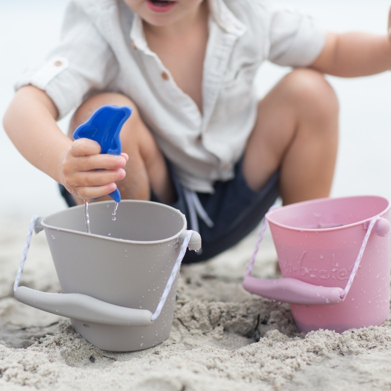 Scrunch, Składane wiaderko do wody i piasku - Miętowy