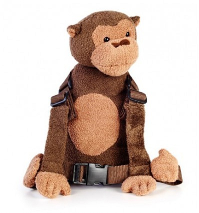 Goldbug, Plecak ze smyczą Bezpieczny Przyjaciel Brązowa Małpka