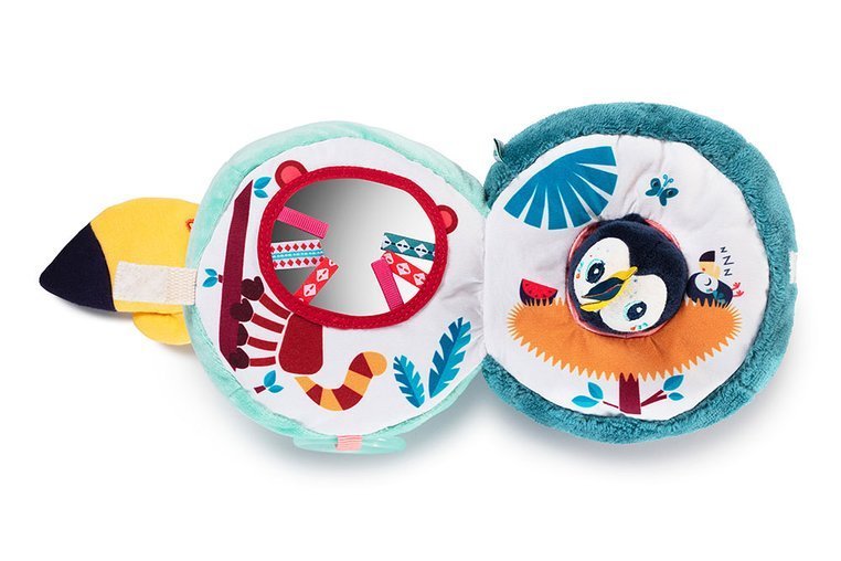 Lilliputiens, Przytulanka aktywizująca wielofunkcyjna Tukan Pablo 9 m+