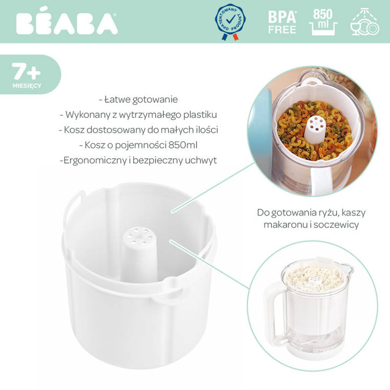 Beaba, Koszyczek Do Gotowania Ryżu/Makaronu Babycook® Express White Beaba, Koszyczek Do Gotowania Ryżu/Makaronu Babycook® Express White