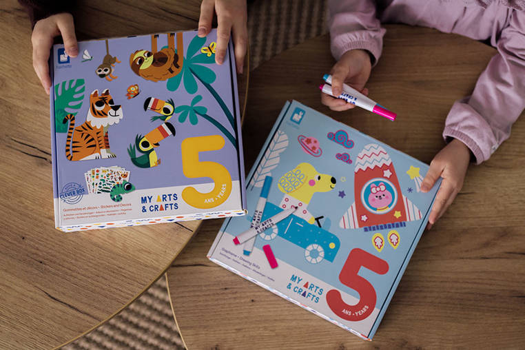 Zestaw Kreatywny Szlaczki My Arts & Crafts 5+, Janod Zestaw Kreatywny Szlaczki My Arts & Crafts 5+, Janod