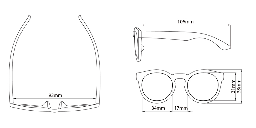 Real Kids Shades, Chill White 0-2 lata