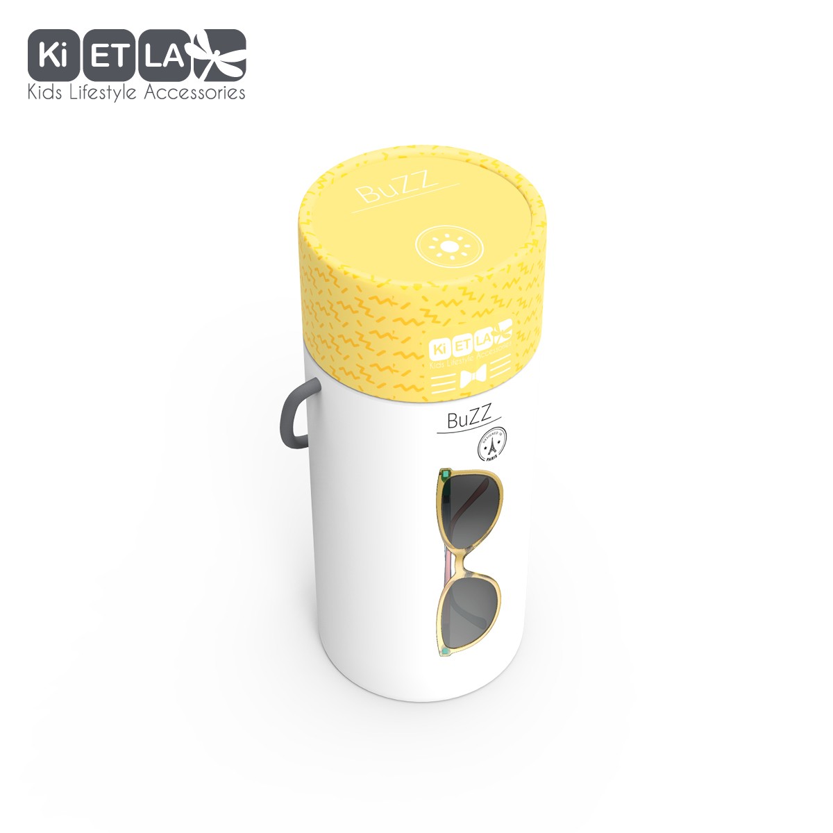 Ki ET LA, Okulary Przeciwsłoneczne CraZyg-Zag SUN BuZZ, Memphis, 6-9 lat