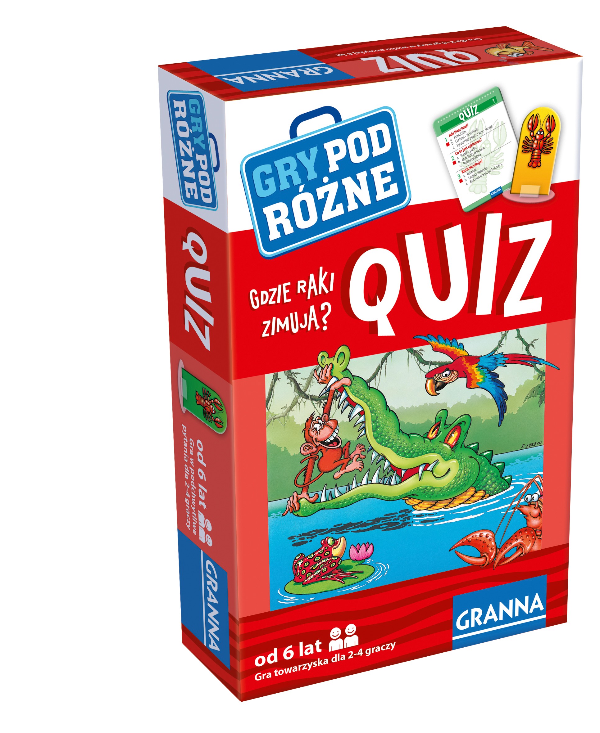 Gra quiz gdzie raki zimują gry podróżne