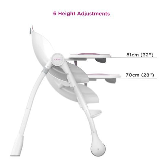 ORIBEL, Krzesełko do karmienia RÓŻOWY KOLEKCJA DELICIOUS  Cocoon ORIBEL, Krzesełko do karmienia RÓŻOWY KOLEKCJA DELICIOUS  Cocoon