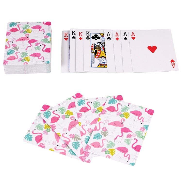 Rex, Karty do gry w puszce, Flamingi