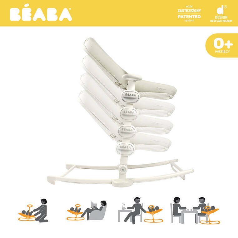 Beaba, Leżaczek Bouncer Up&Down Plus Beaba, Leżaczek Bouncer Up&Down Plus