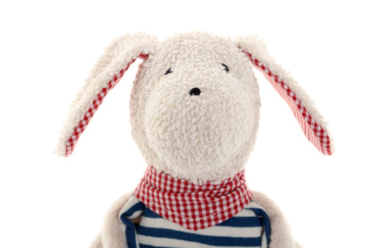 SIGIKID, Przytulaczek komforter Piesek w niebieskie paski