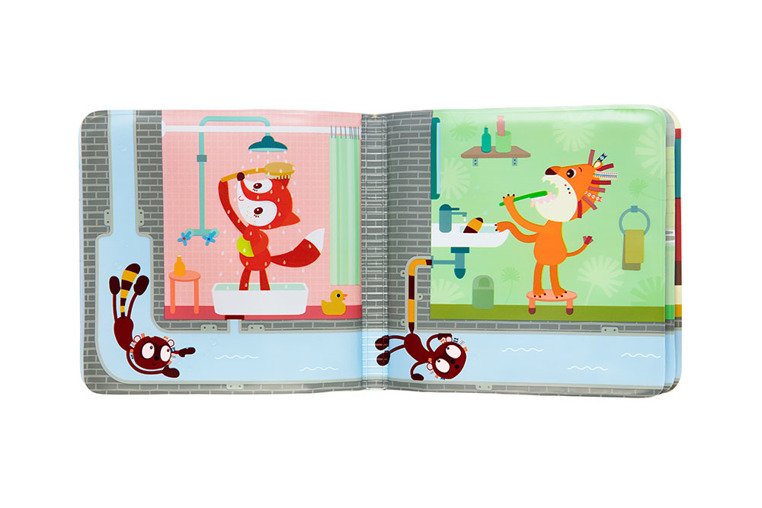 Lilliputiens, Książeczka do kąpieli Lemur George 18 m+