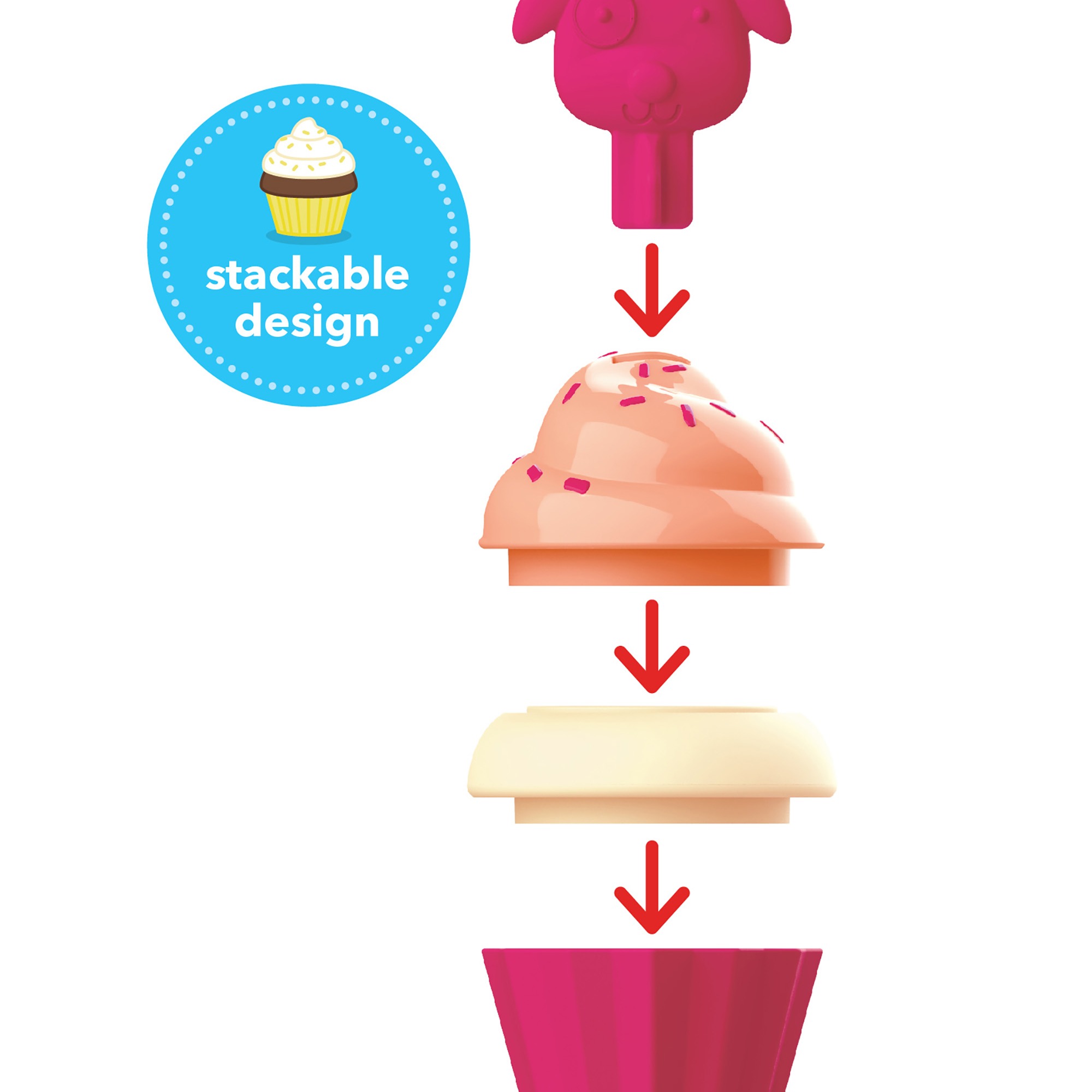 Skip Hop, Układanka magiczne babeczki Zoo Skip Hop, Układanka magiczne babeczki Zoo