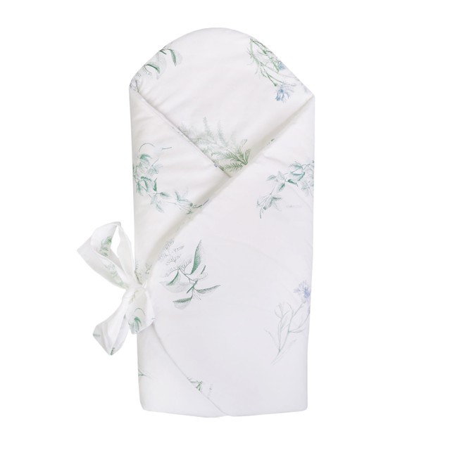 LULLALOVE, Rożek / mata niemowlęca zielnik niebieski