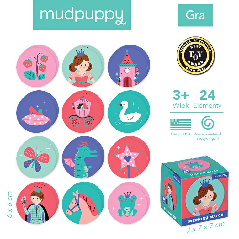 MUDPUPPY, Gra Mini Memory Księżniczka