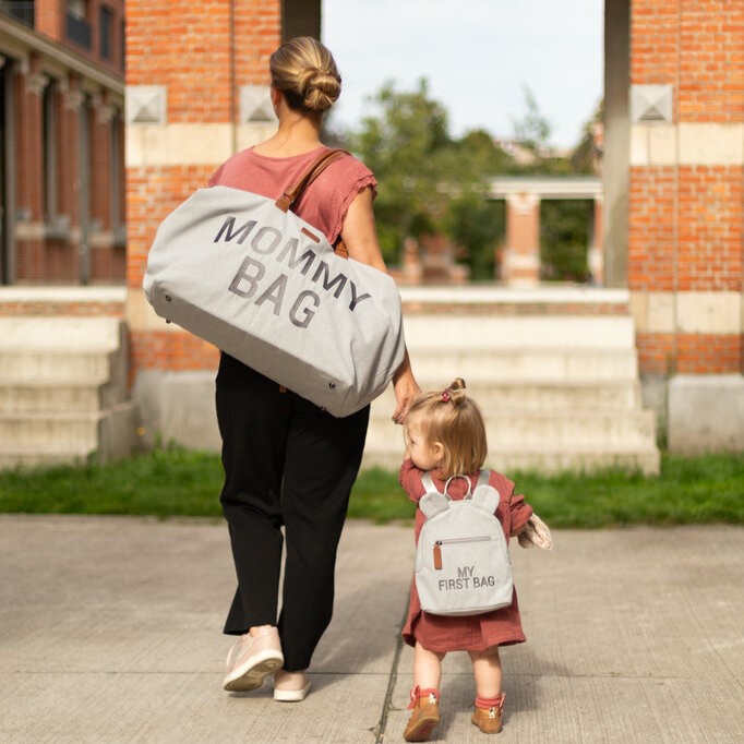 Childhome, Torba Mommy bag Kanwas Szara Childhome, Torba Mommy bag Kanwas Szara
