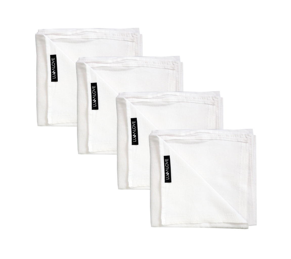 Lullalove, Flanela - zestaw dużych pieluch, 4 sztuki Lullalove, Flanela - zestaw dużych pieluch, 4 sztuki