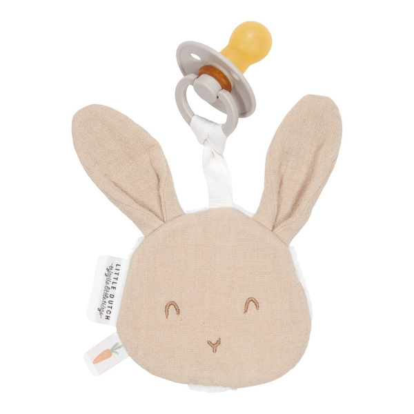 Little Dutch, Przytulaczek do smoczka muślinowy Bunny Little Dutch, Przytulaczek do smoczka muślinowy Bunny