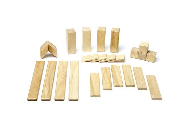 Tegu, Drewniane klocki magnetyczne CLASSICS zestaw 24szt Natural Tegu, Drewniane klocki magnetyczne CLASSICS zestaw 24szt Natural