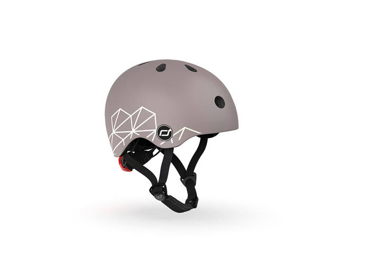 Scootandride, Kask XXS-S dla dzieci 1-5 lat Brown Lines