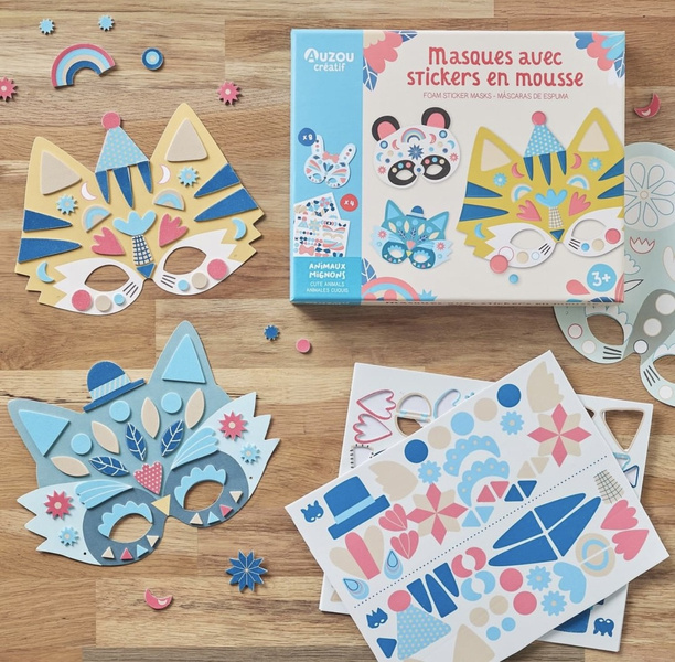 Auzou, Piankowe dekorowanie masek Zwierzątka Auzou, Piankowe dekorowanie masek Zwierzątka