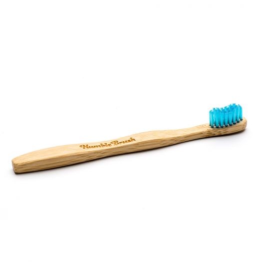 Humble Brush, Bambusowa szczoteczka do zębów dla dzieci, UltraSoft, niebieska Humble Brush, Bambusowa szczoteczka do zębów dla dzieci, UltraSoft, niebieska