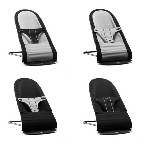 BabyBjorn, leżaczek BALANCE - czarny/srebrny BabyBjorn, leżaczek BALANCE - czarny/srebrny