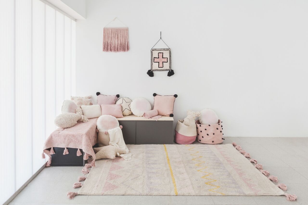 Lorena Canals, dywan do prania HIPPY STARS VINTAGE NUDE Lorena Canals, dywan do prania HIPPY STARS VINTAGE NUDE