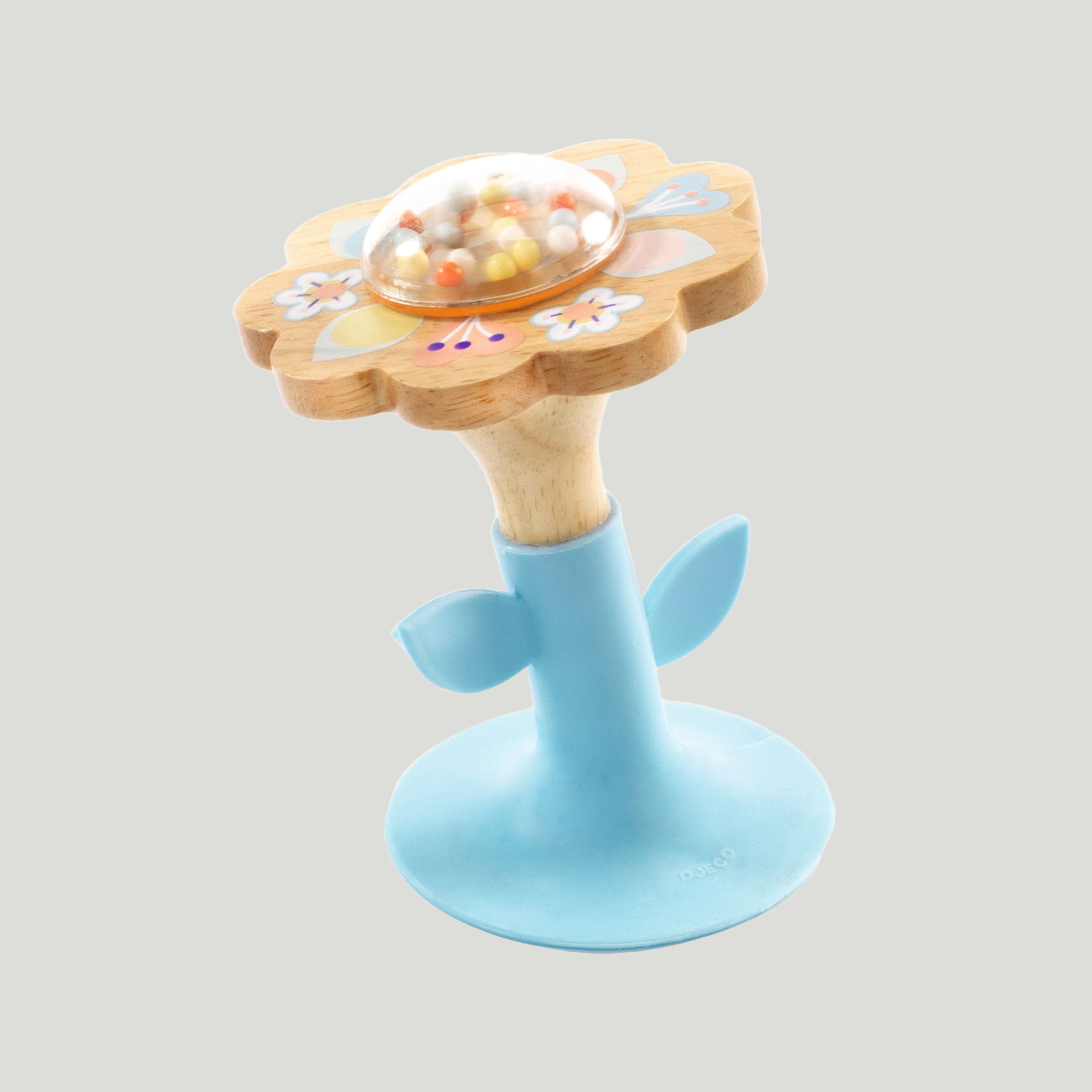 Djeco, Grzechotka kwiatek z przyssawką BabySwipi