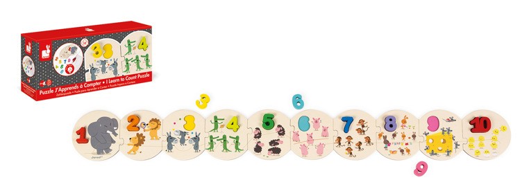 Janod, Puzzle Uczę się liczyć