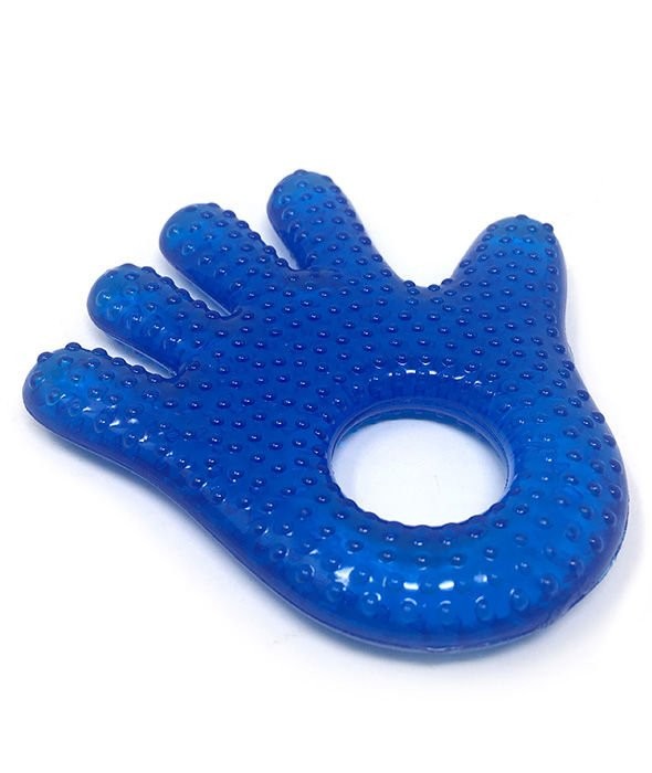 Poupy, Gryzak Chłodzący Łapka Niebieski, 4m+