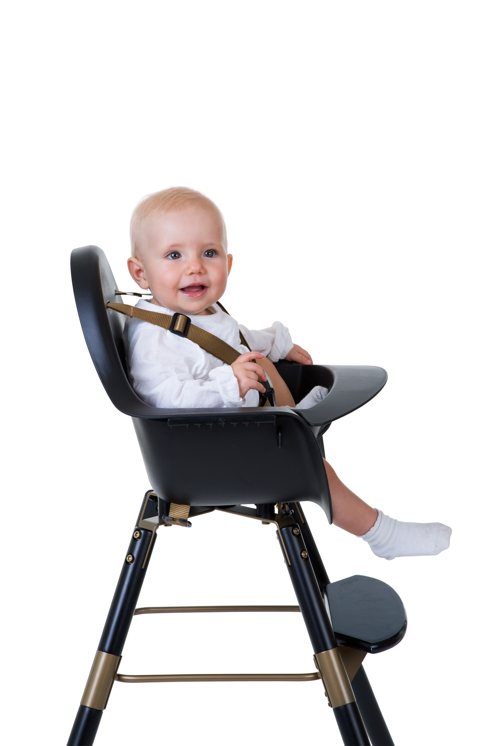 Childhome, Krzesełko do karmienia Evolu 2 Black/Gold