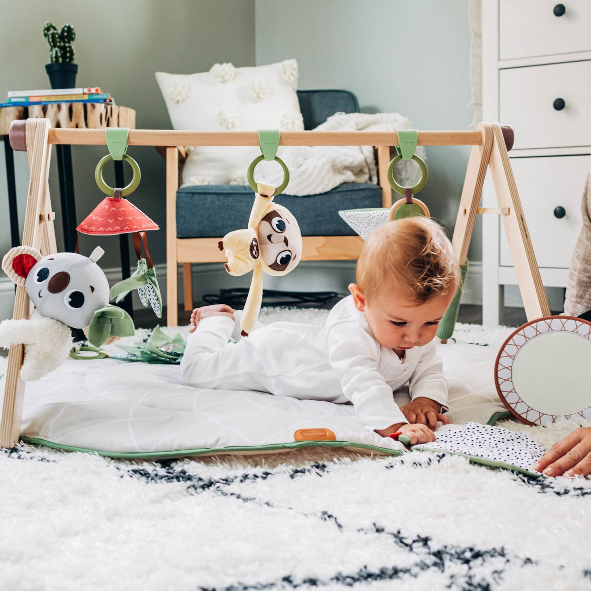 Tiny Love, Gimnastyka dla bobasa z drewnianym stojakiem - Boho Chic Tiny Love, Gimnastyka dla bobasa z drewnianym stojakiem - Boho Chic