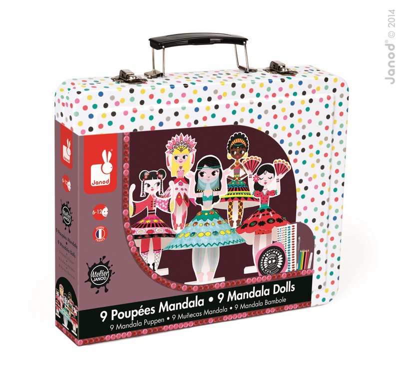 Janod, zestaw artystyczny Mandala Księżniczki świata,